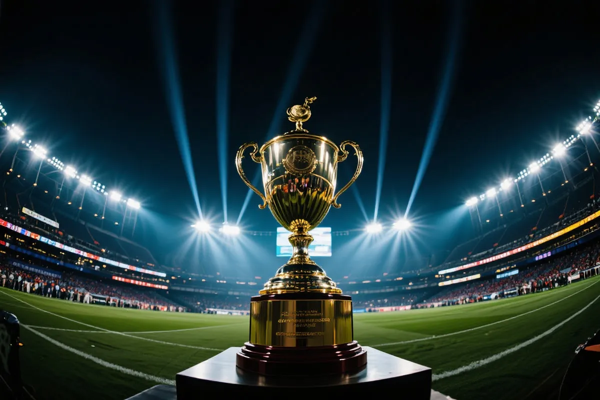 决赛之夜体育场实景示意图